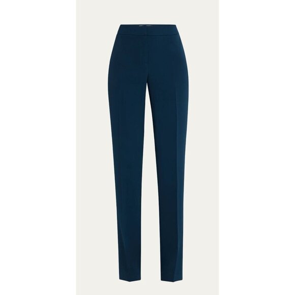 Lafayette 148 NY Finesse Crepe Bleecker Pant Side Zip Ankle Length Womens Size 6 - Picture 3 of 9